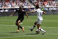 U.S. Women`s National Soccer Team captain Carli Lloyd #10 in action during friendly game against Mexico