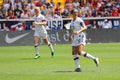 U.S. Women`s National Soccer Team captain Carli Lloyd #10 in action during friendly game against Mexico