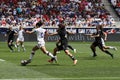 U.S. Women`s National Soccer Team captain Carli Lloyd #10 in action during friendly game against Mexico