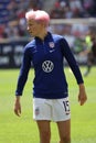 U.S. Women`s National Soccer Team forward Megan Rapinoe #15 in action during warm up before friendly game against Mexico