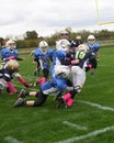 9U youth football gang tackle