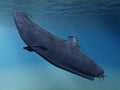 U99-German Submarine Royalty Free Stock Photo