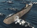 U99-German Submarine Royalty Free Stock Photo