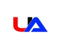 Ua letter logo