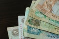 UAE Dirhams. Banknote background Royalty Free Stock Photo