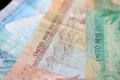 UAE Dirhams. Banknote background