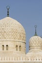 UAE Dubai architectural detail of the domes of the Jumeirah Mosque