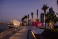 Early morning picture of the Dubai Creek Harbour.New area of Dubai