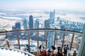 People at the Top observatory on 124 floor inside Burj Khalifa