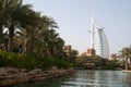 UAE. Dubai. Jumeira. Hotel Burj Al Arab Royalty Free Stock Photo