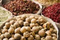 UAE Dubai many different spices for sale at the spice souq in Deira Royalty Free Stock Photo