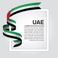 UAE flag background