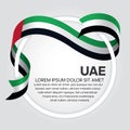 UAE flag background