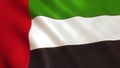 UAE Flag - United Arab Emirates Royalty Free Stock Photo