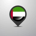 UAE Map Pin