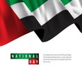 UAE National Day Vector Template Design Illustration