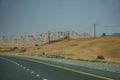 UAE trunk road Royalty Free Stock Photo