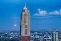 UAP Tower at dusk