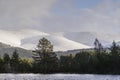 Uath Lochan & Cairngorms in Scotland. Royalty Free Stock Photo