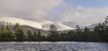 Uath Lochan & Cairngorms in Scotland. Royalty Free Stock Photo