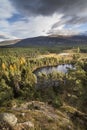 Uath Lochans in the Cairngorms National Park of Scotland. Royalty Free Stock Photo
