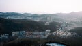 UAV aerial photo of Dalian City, taken in Dalian Royalty Free Stock Photo