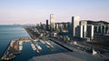 UAV aerial photo of Dalian City, taken in Dalian Royalty Free Stock Photo