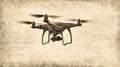 uav flying drone Royalty Free Stock Photo