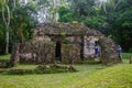 Archaeological Site: Uaxactun, ancient sacred Maya place and astronomical observatory