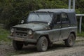 UAZ car  in nature Royalty Free Stock Photo