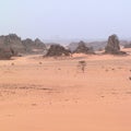 View of Sahara Desert Royalty Free Stock Photo