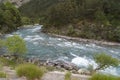 Ubaye river, French Alps Royalty Free Stock Photo