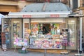 Ubeda, Jaen, Spain - June 19, 2020: Press kiosk with newspapers, magazines and various printed materials in Ubeda, Jaen, Spain Royalty Free Stock Photo