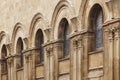 Ubeda Unesco heritage landmark. Casa Consistorial stone arches. Jaen