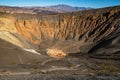 Ubehebe Crater, Death Valley, California Royalty Free Stock Photo