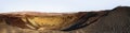 Ubehebe Crater, panoramic view. Death Valley, California Royalty Free Stock Photo
