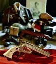 Uberti Patton Commemorative revolver Royalty Free Stock Photo