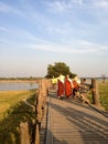 Ubien bridge at senset time