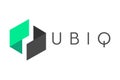 UBIQ. Crypto currency logo on a white background Royalty Free Stock Photo