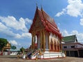 Ubosot, Buddhist place of worship. Royalty Free Stock Photo