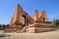 Ubosot (Ordination Hall) at Wat Mahaeyong, the ruin of a Buddhist temple in the Ayutthaya historical park