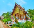 The Ubosot of Wat Chammathewi, Lamphun, Thailand