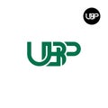 UBP Logo Letter Monogram Design Royalty Free Stock Photo
