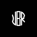 UBR letter logo abstract creative design. Royalty Free Stock Photo