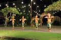 Ubud, Bali, Indonesia - January 31 2024: young dancers perform the butterfly dance