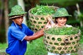 2009.10.07, Ubud, Bali. Working people in Ubud. Travel around Bali. Royalty Free Stock Photo