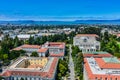 UC Berkeley Aerial View Royalty Free Stock Photo