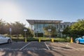 UC San Diego East Campus office building and staff parking