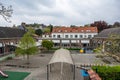 Uccle, Brussels Capital Region, Belgium - Playground of a local primary school