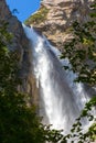 Uchan-su falls on mountain Ah-Petri in Crimea Royalty Free Stock Photo